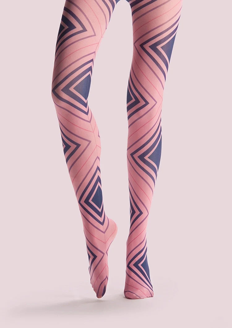 Women Avant-Garde Pop Art Printed Graphic Tights Pantyhose