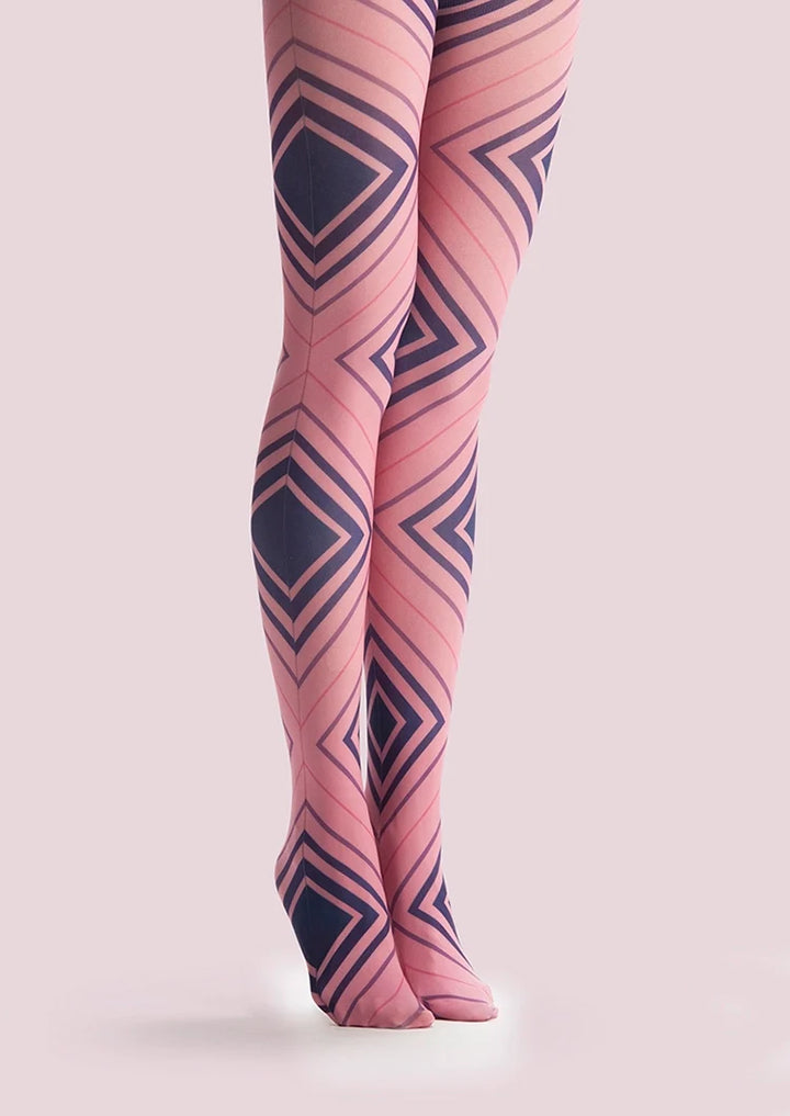 Women Avant-Garde Pop Art Printed Graphic Tights Pantyhose
