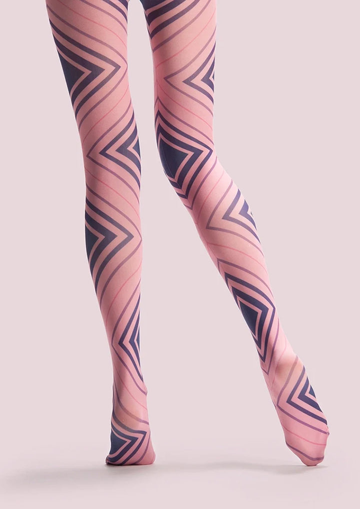 Women Avant-Garde Pop Art Printed Graphic Tights Pantyhose