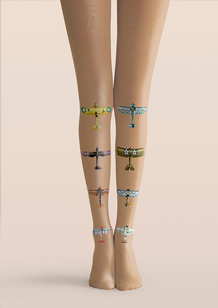 Women Retro Wingspan Graphic Print Tights and Hosiery Pantyhose