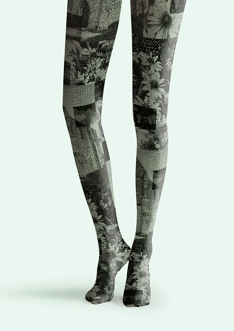 Women Darkroom Slices Graphic Tights and Hosiery Pantyhose