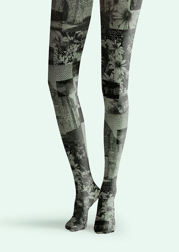 Women Darkroom Slices Graphic Tights and Hosiery Pantyhose