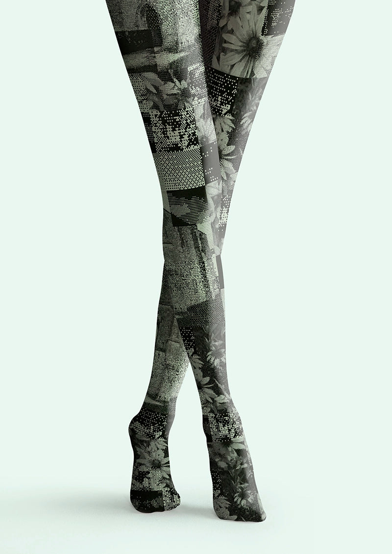 Women Darkroom Slices Graphic Tights and Hosiery Pantyhose
