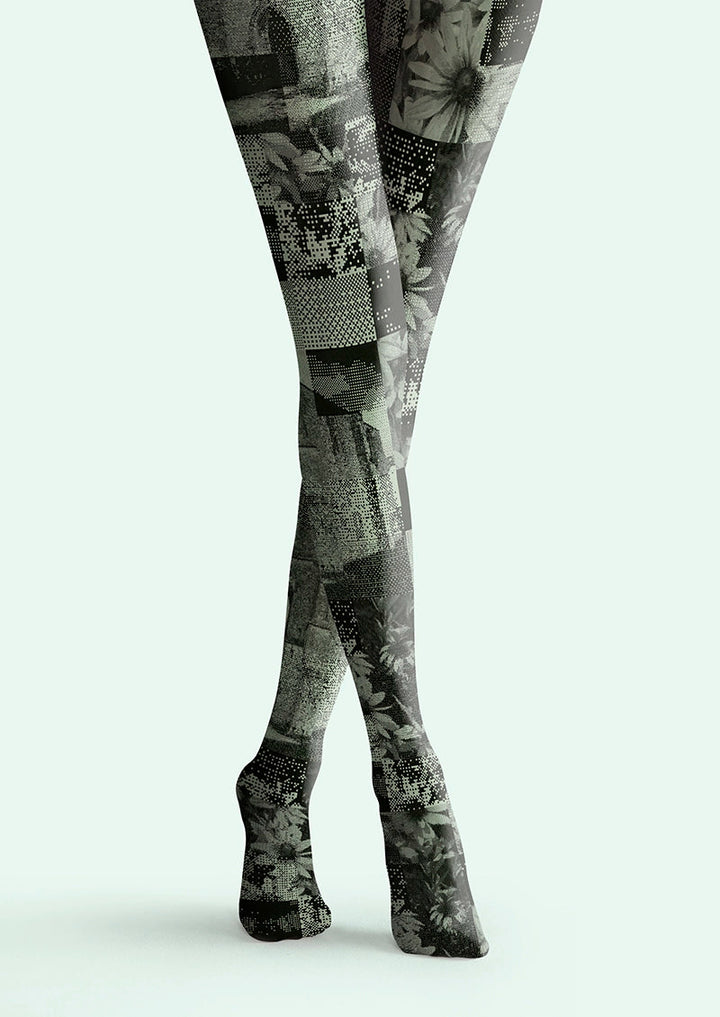 Women Darkroom Slices Graphic Tights and Hosiery Pantyhose