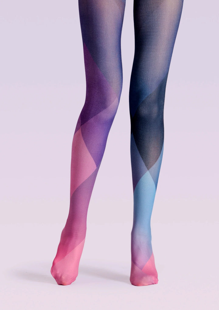 Women Youge Pattern Artistic Colorful Tights Pantyhose