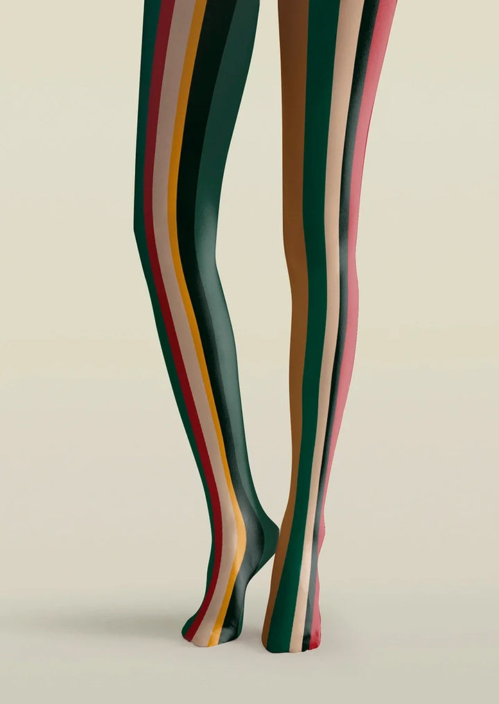 Christmas rhythm stripes Tights Hosiery Pantyhose