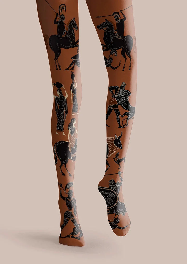Women Achilles Call Graphic Print Tights and Hosiery Pantyhose