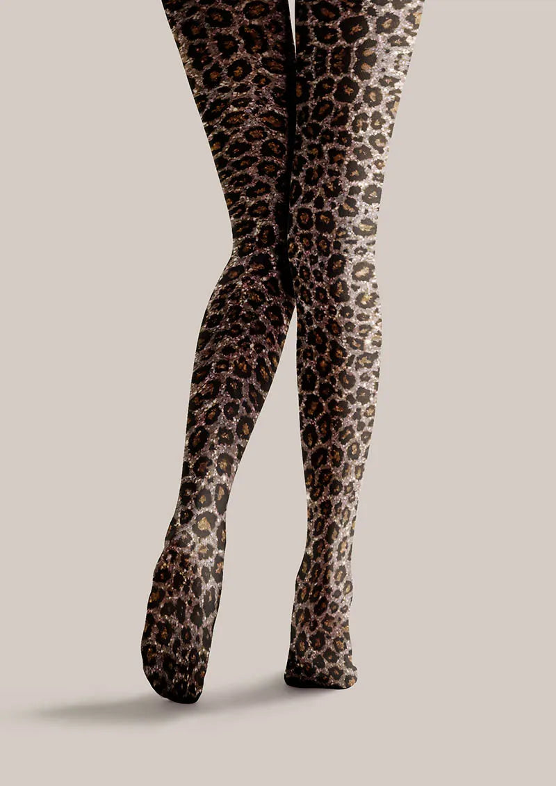 Women Classic Leopard Animal Skin Pattern Tights Pantyhose