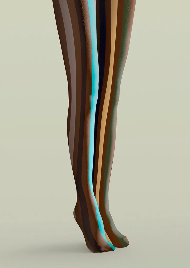 Dust Light Stripes Tights Hosiery Pantyhose