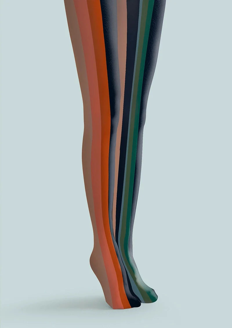 Women Timeless Striped Printed Tights and Hosiery Pantyhose