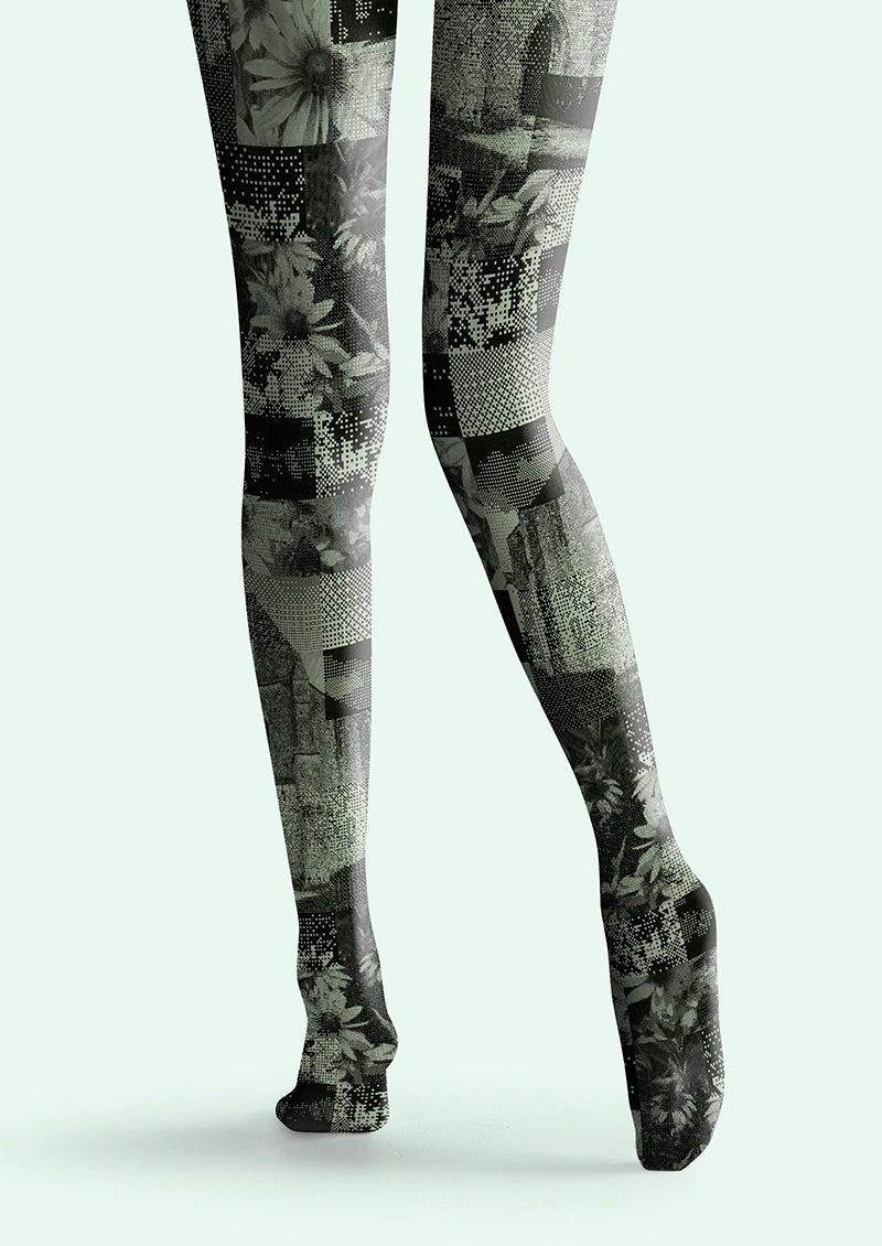 Women Darkroom Slices Graphic Tights and Hosiery Pantyhose