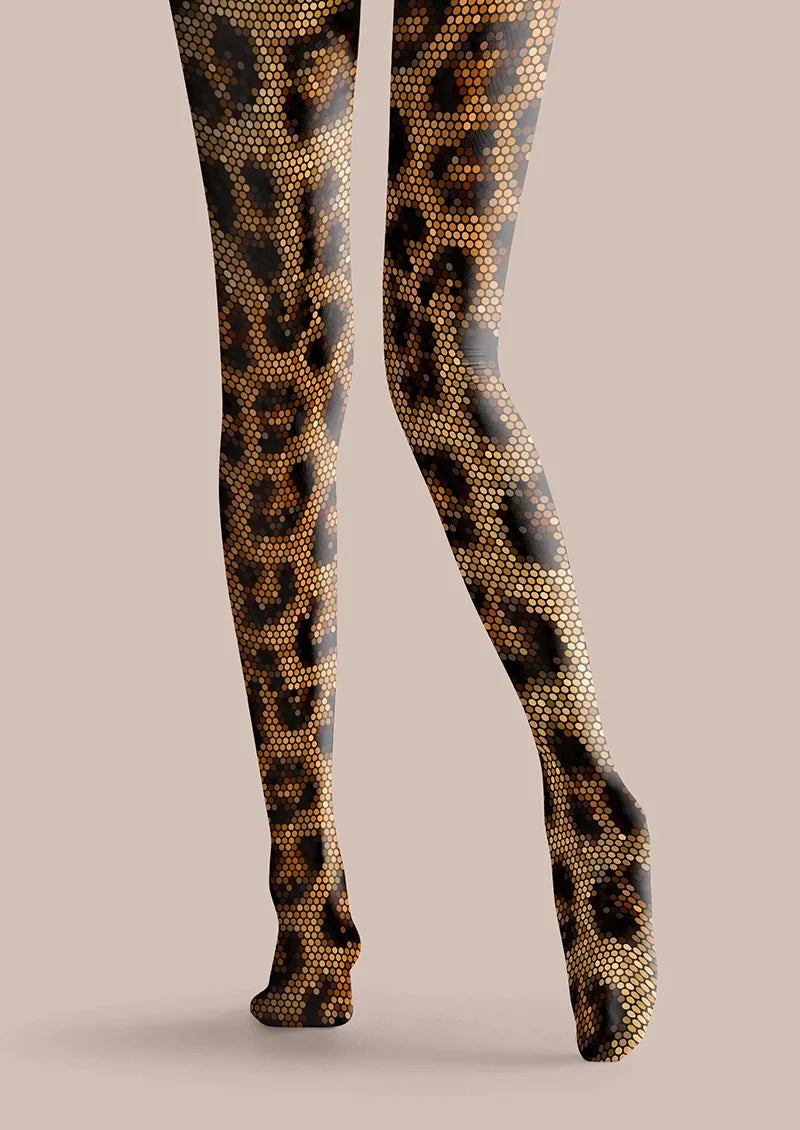 Classic Fashion Print Tights Personalized Pantyhose/Tights [Neon Hunt]