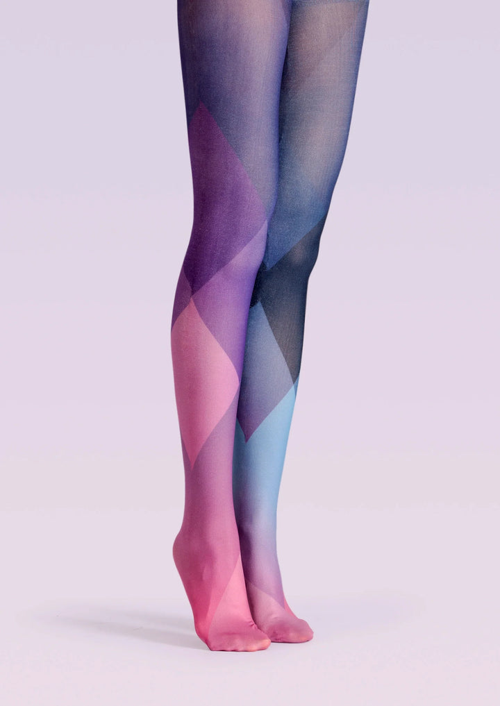 Women Youge Pattern Artistic Colorful Tights Pantyhose
