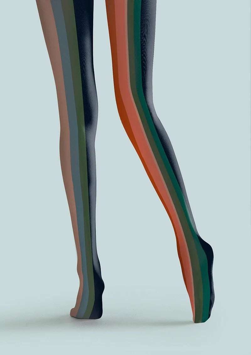 Women Timeless Striped Printed Tights and Hosiery Pantyhose