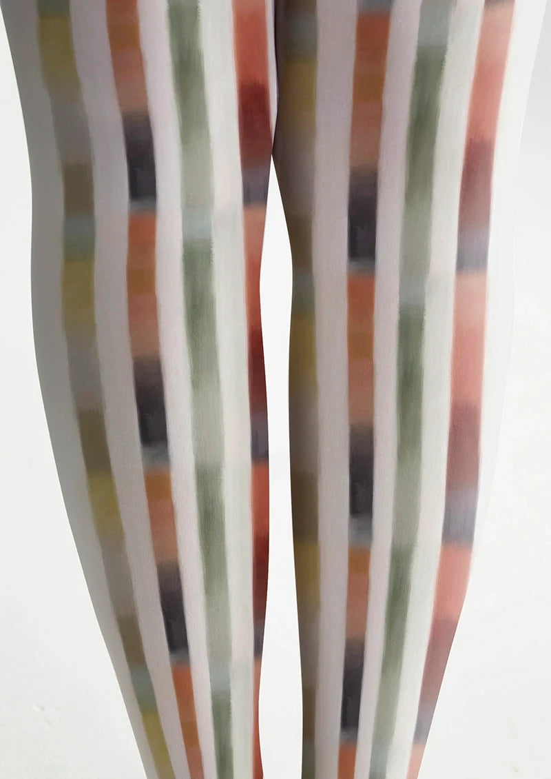 Linear Rhythm Tights Hosiery Pantyhose