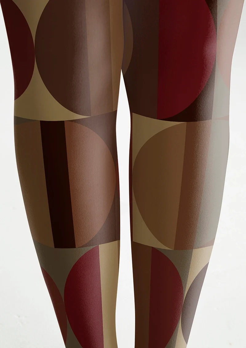 Women Warm Arc Graphic Pattern Tights and Hosiery Pantyhose