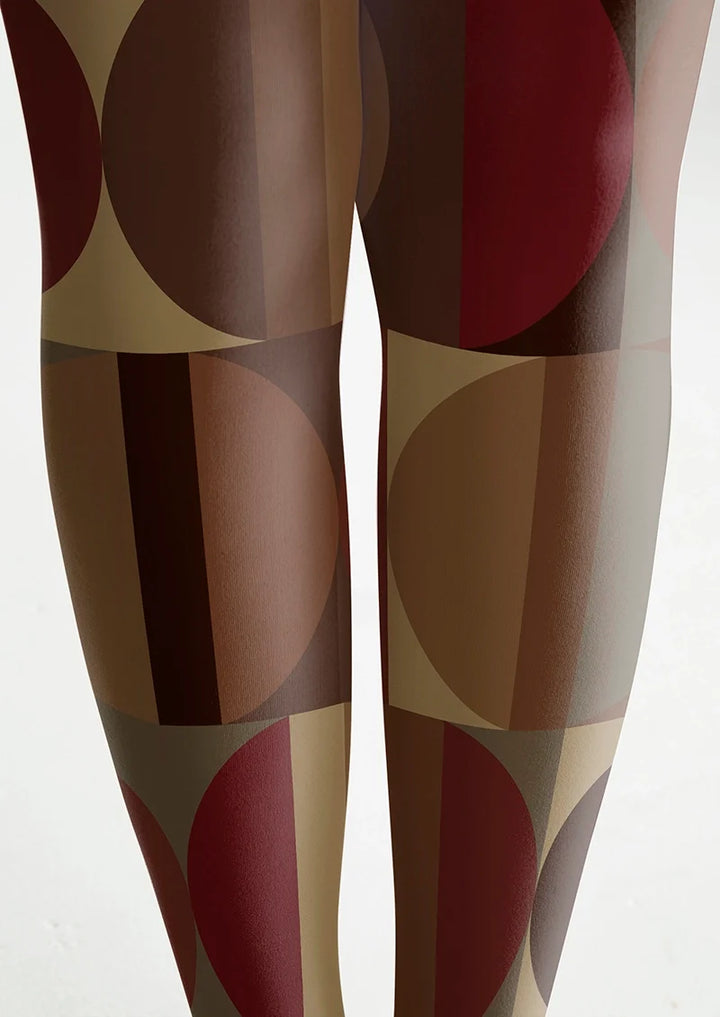 Women Warm Arc Graphic Pattern Tights and Hosiery Pantyhose