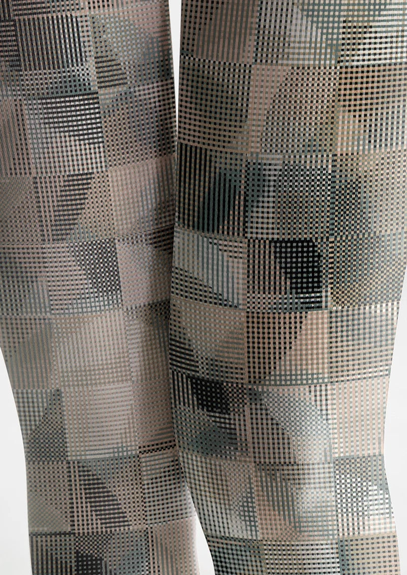 Women Earthly Geometry Printed Tights and Hosiery Pantyhose