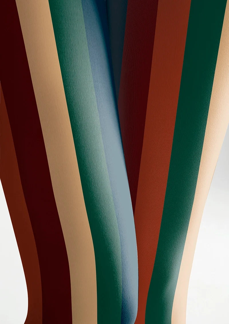 Christmas color scheme stripes Tights Hosiery Pantyhose