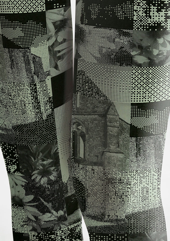 Women Darkroom Slices Graphic Tights and Hosiery Pantyhose