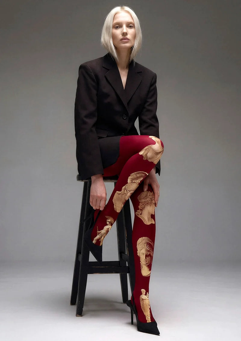 Women Epic Of Gods Graphic Print Tights and Hosiery Pantyhose