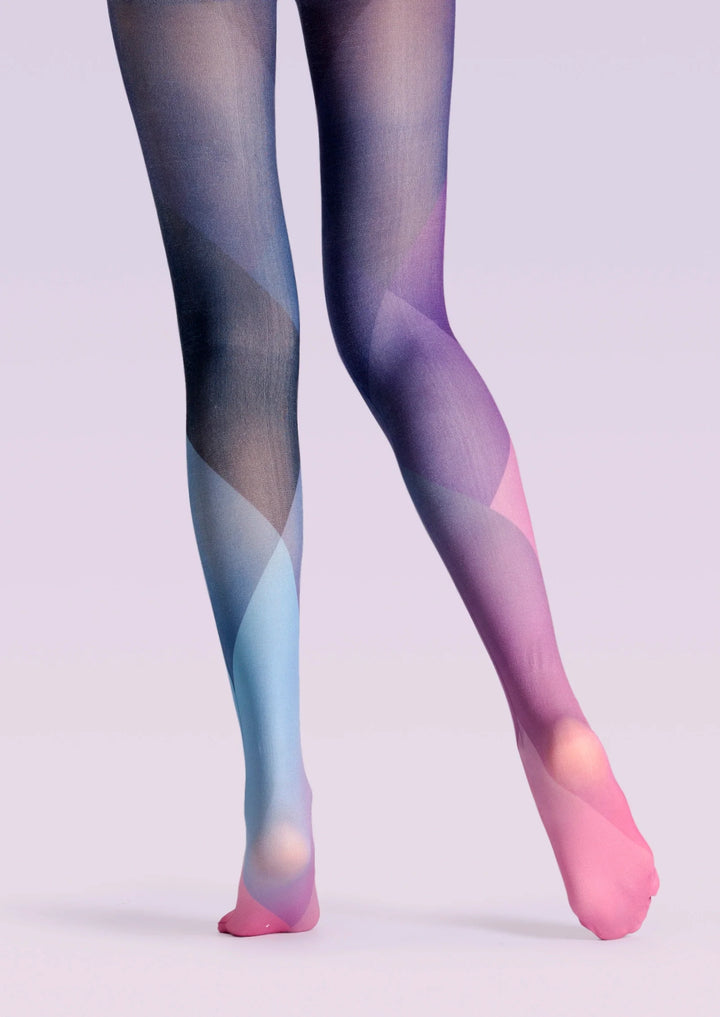 Women Youge Pattern Artistic Colorful Tights Pantyhose