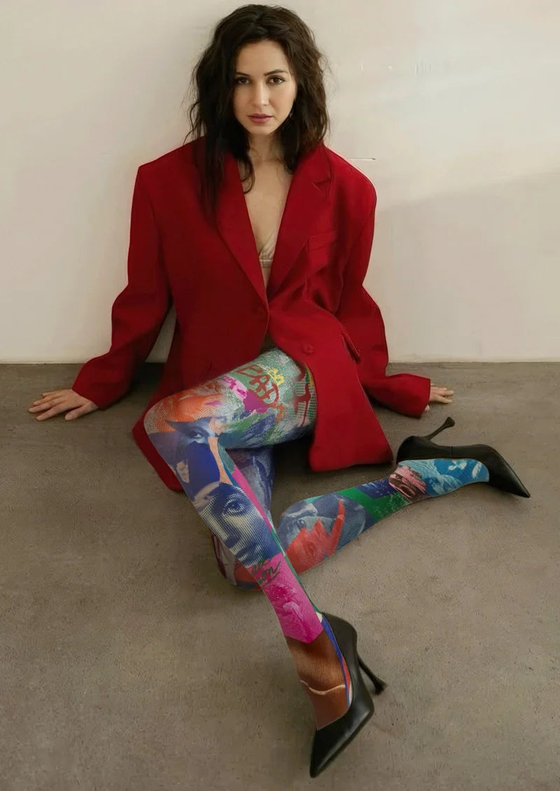 Music Festival Tights Personality Pantyhose/Tights [Michael Jackson]