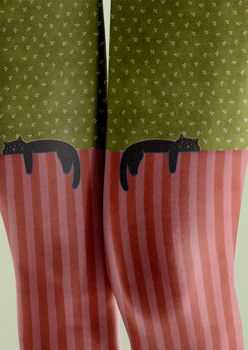 Women Rosy Stride Graphic Print Tights and Hosiery Pantyhose