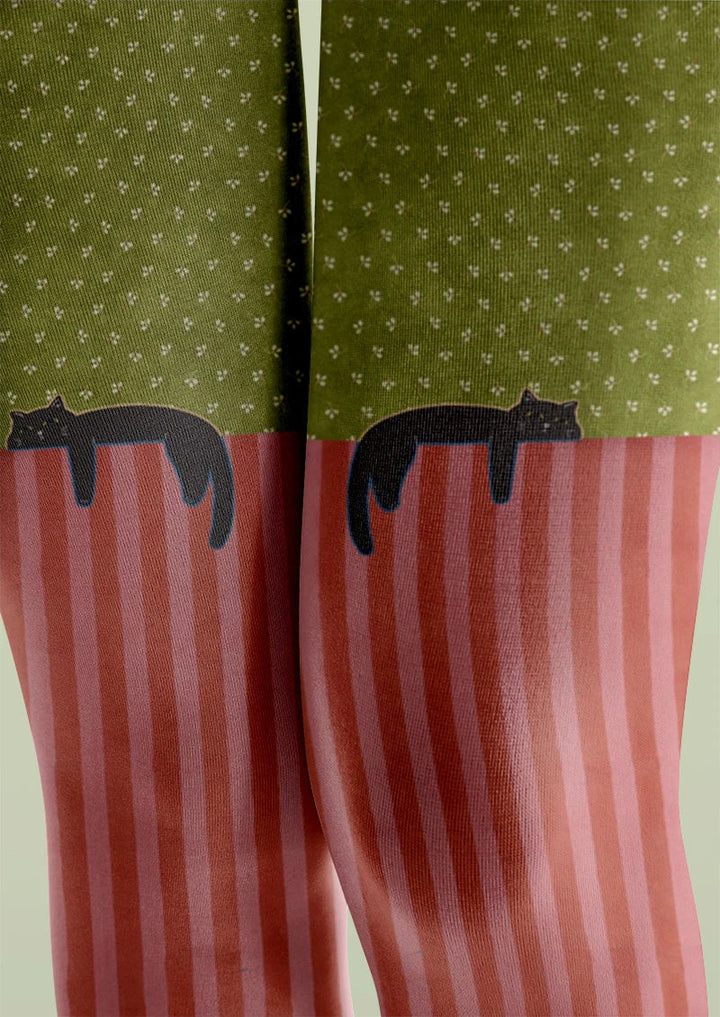 Women Rosy Stride Graphic Print Tights and Hosiery Pantyhose