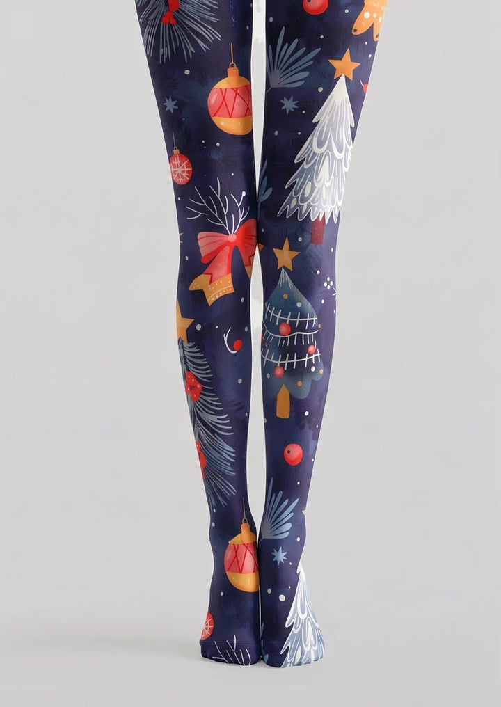 Blue Dream Christmas Tights Hosiery Pantyhose