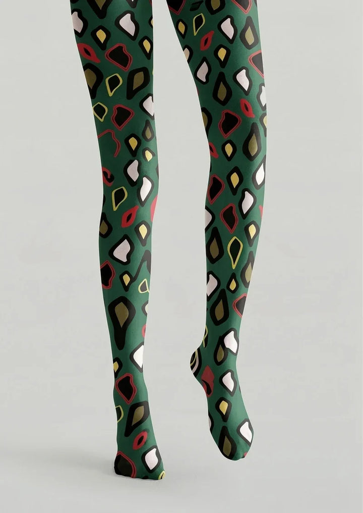 Forest Spots Tights Hosiery Pantyhose