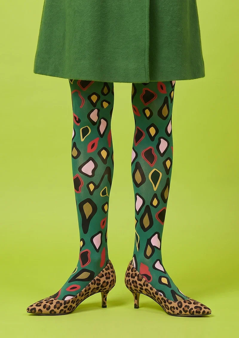 Forest Spots Tights Hosiery Pantyhose