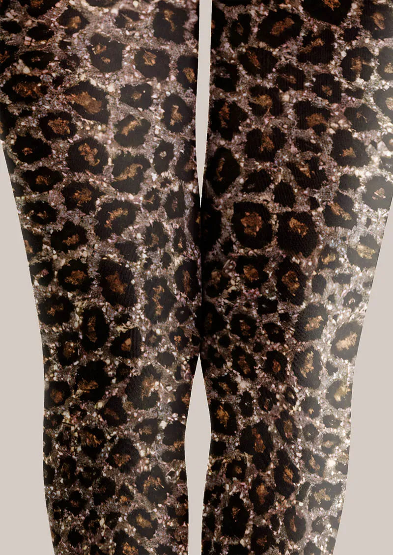 Women Classic Leopard Animal Skin Pattern Tights Pantyhose