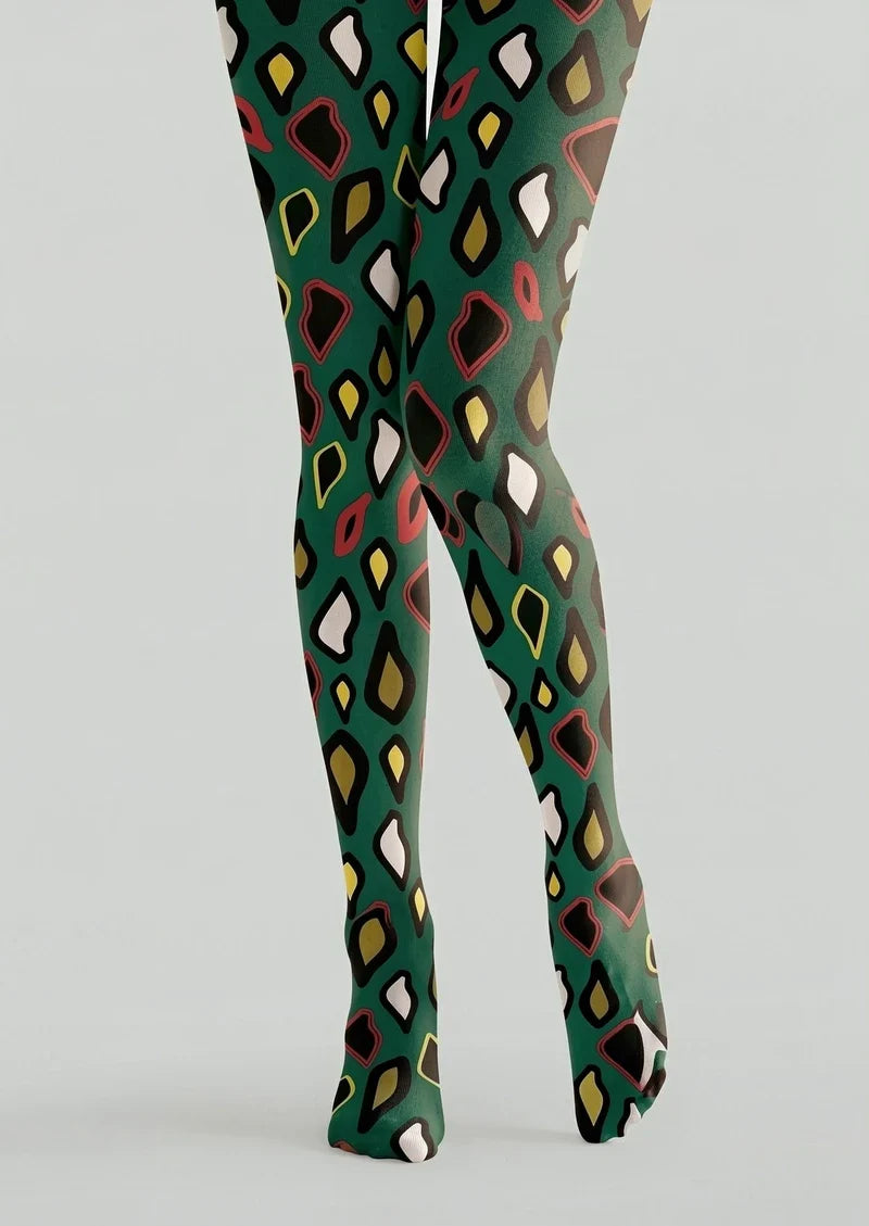 Forest Spots Tights Hosiery Pantyhose