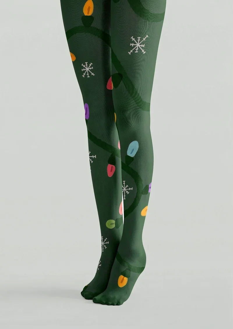Forest Light Festival Tights Hosiery Pantyhose