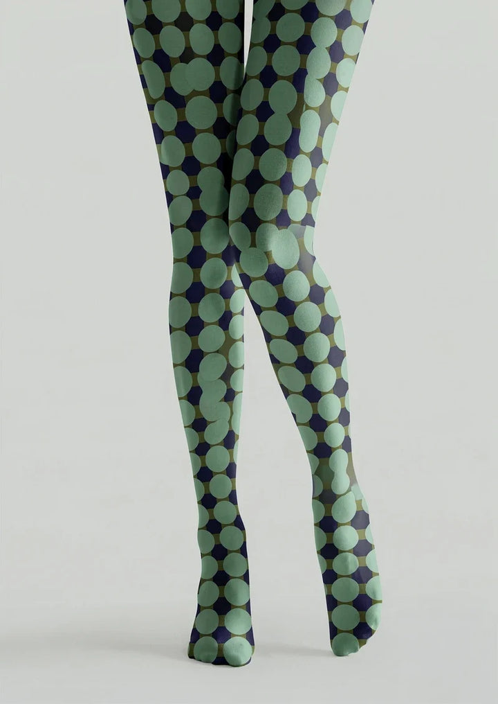 Forest Dots Tights Hosiery Pantyhose