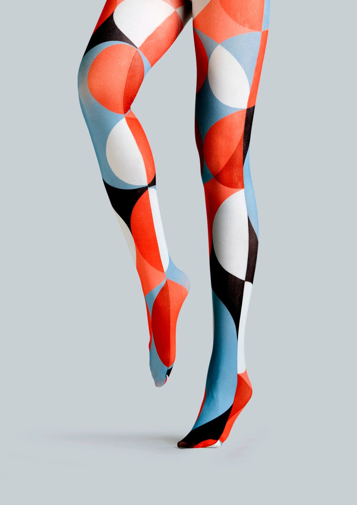 Women Pop Art Decorative Graphic Print Tights Pantyhose
