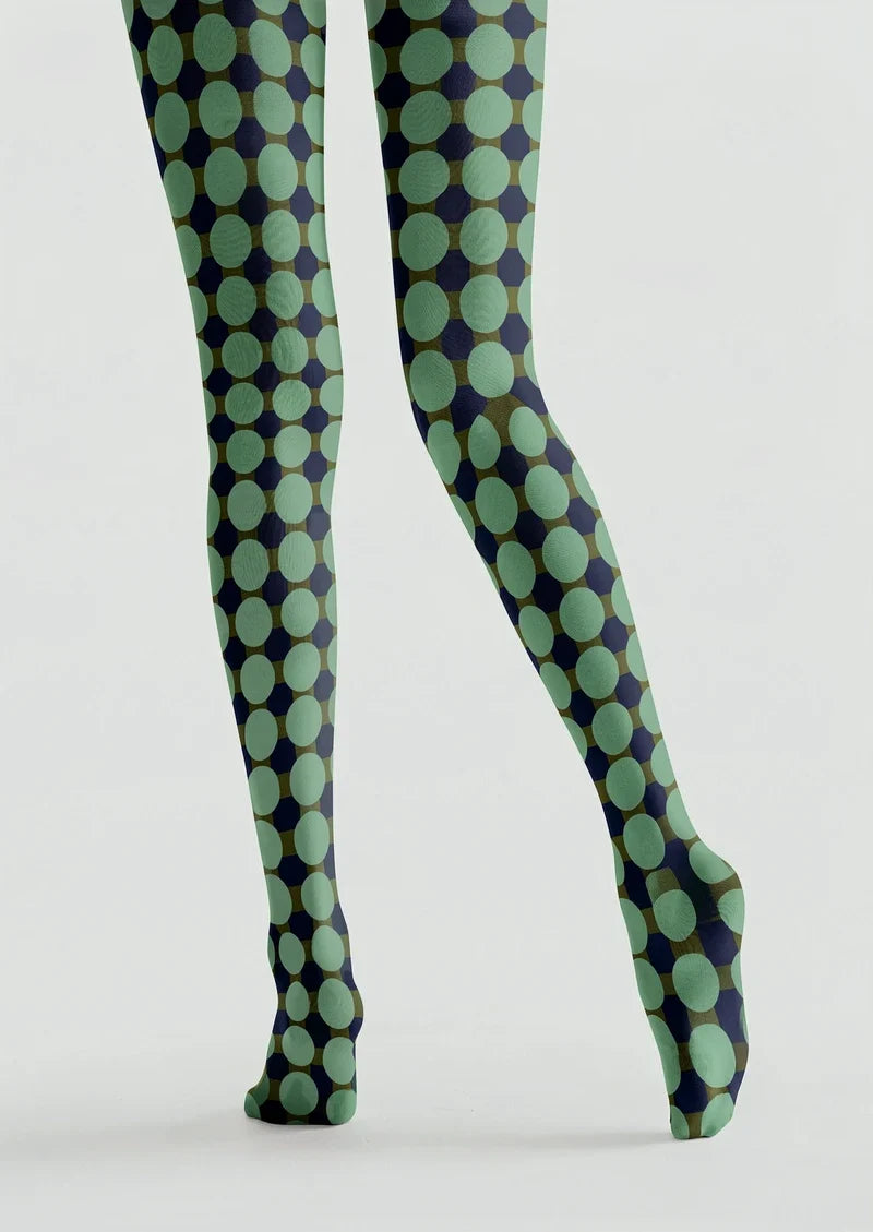 Forest Dots Tights Hosiery Pantyhose