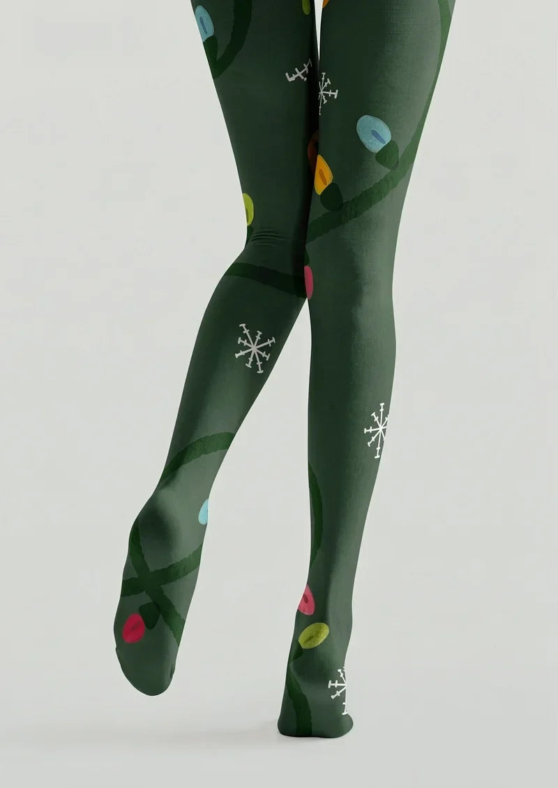 Forest Light Festival Tights Hosiery Pantyhose
