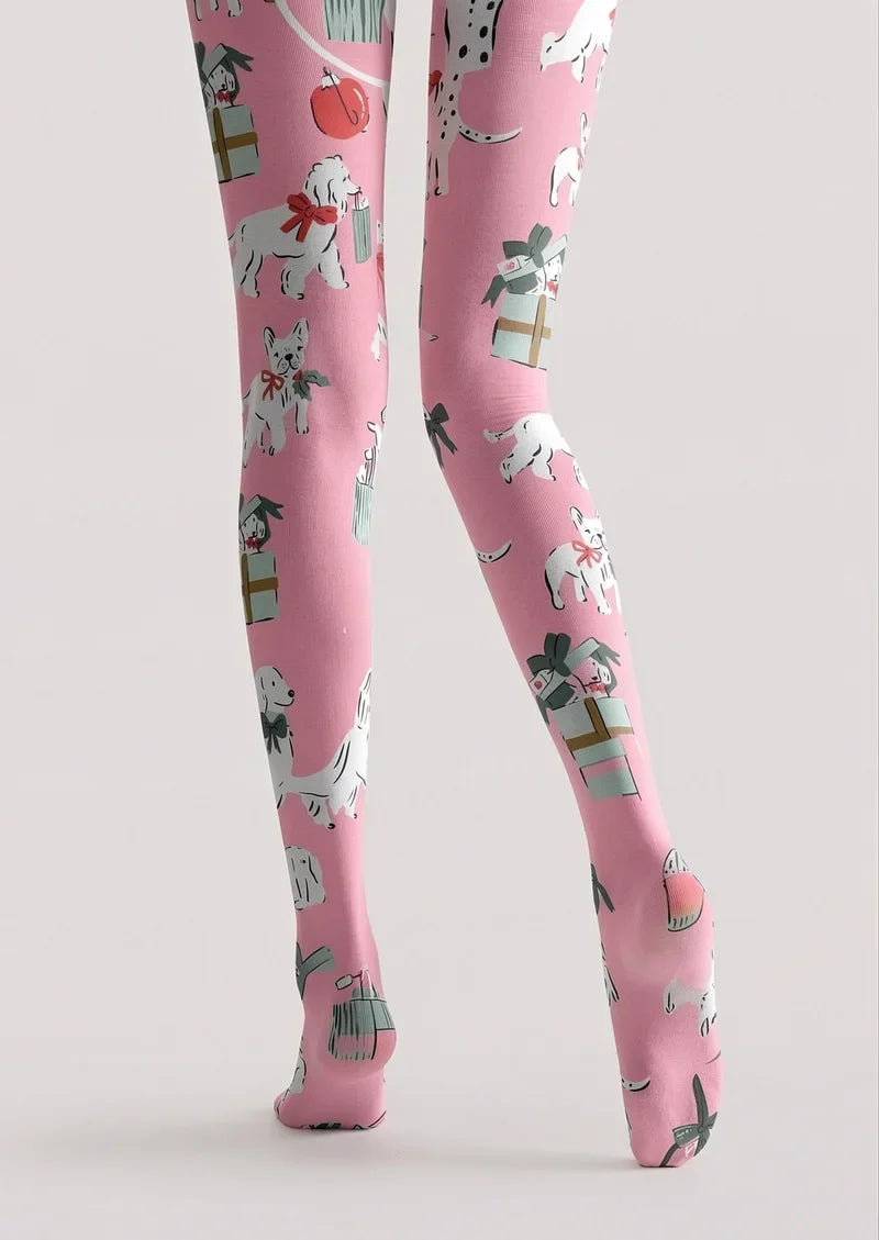 Pet Christmas Tights Hosiery Pantyhose