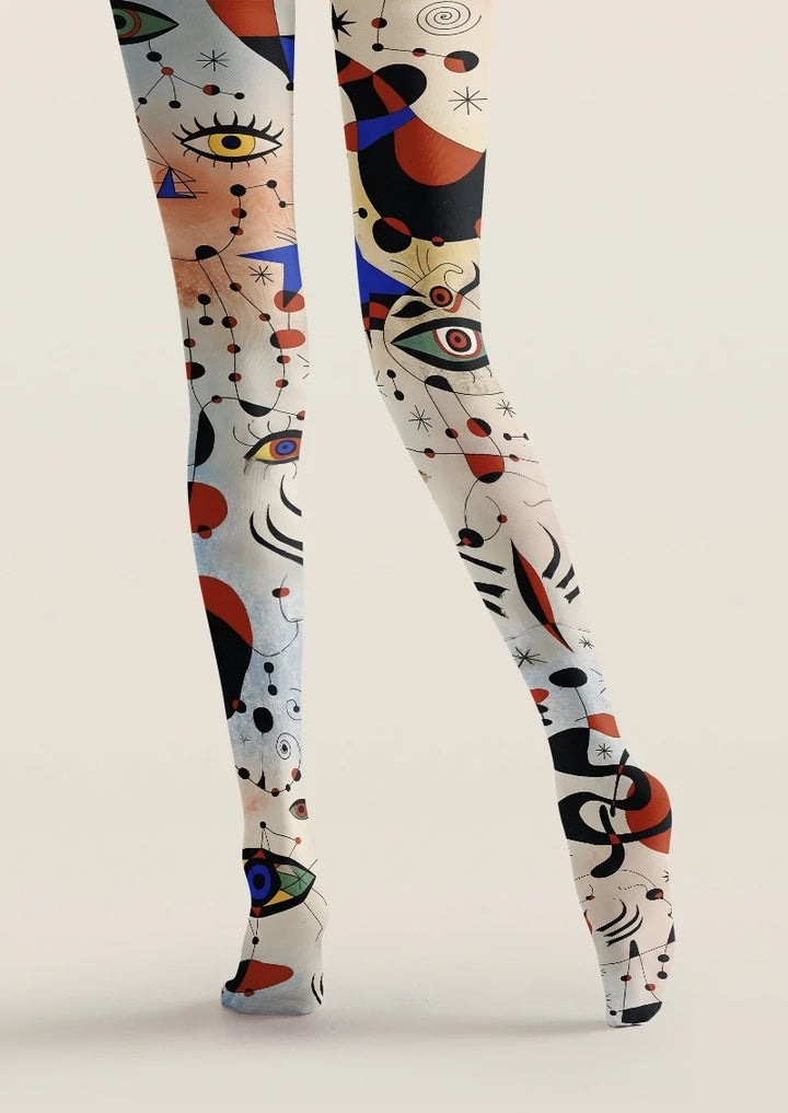 Mystic Eye Symbol Tights Hosiery Pantyhose