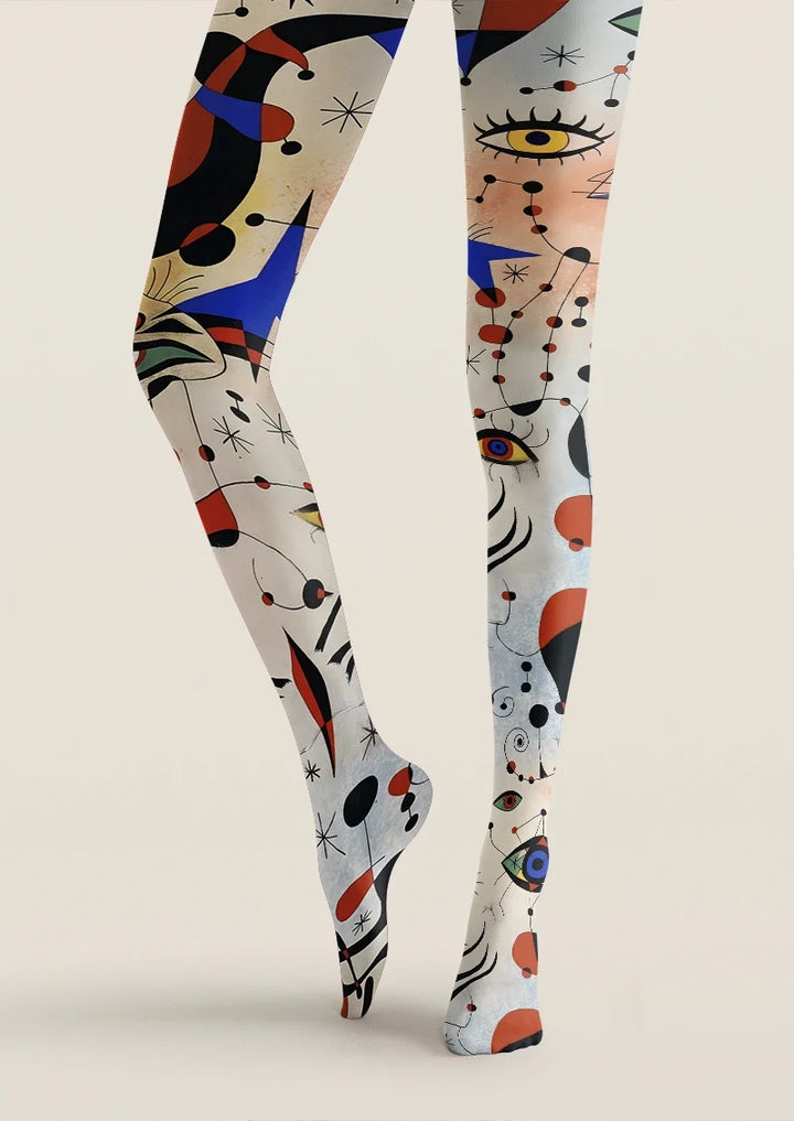 Mystic Eye Symbol Tights Hosiery Pantyhose