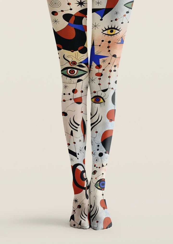 Mystic Eye Symbol Tights Hosiery Pantyhose