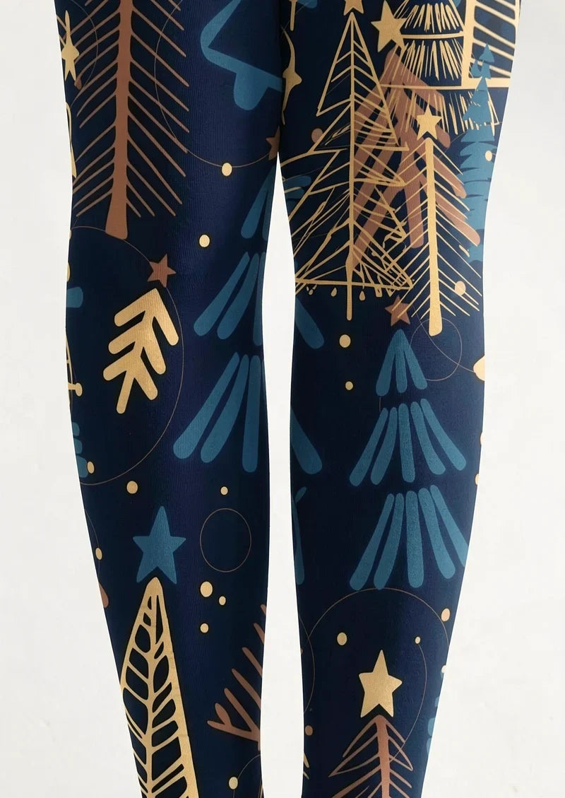 Aurora Christmas Night Tights Hosiery Pantyhose