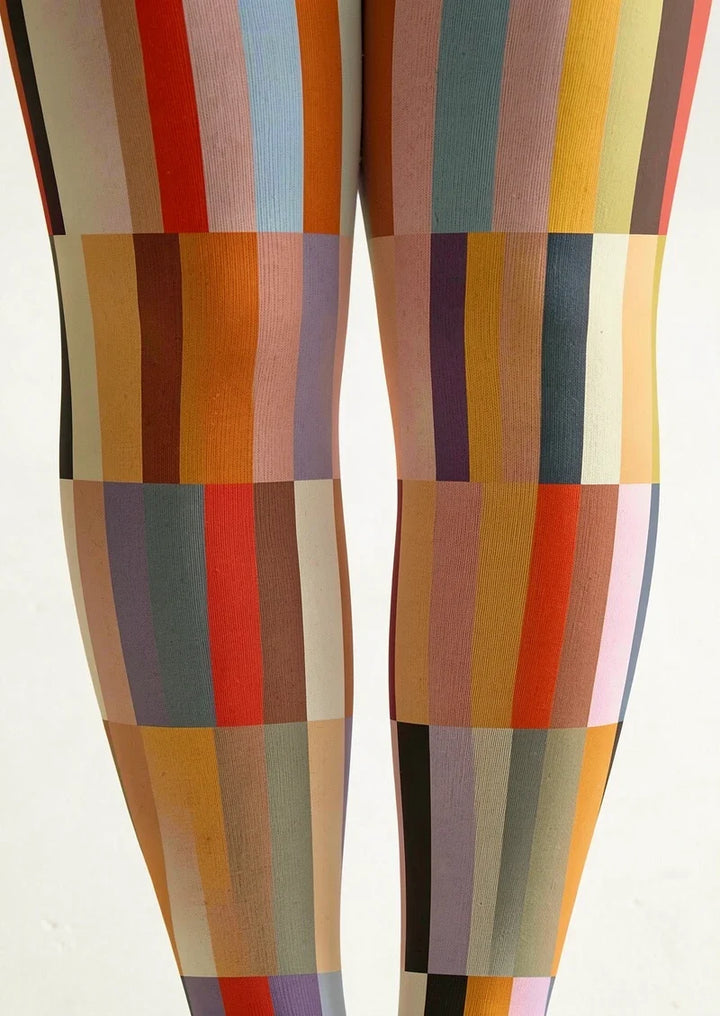 Morandi Bright Color Matrix Tights Hosiery Pantyhose