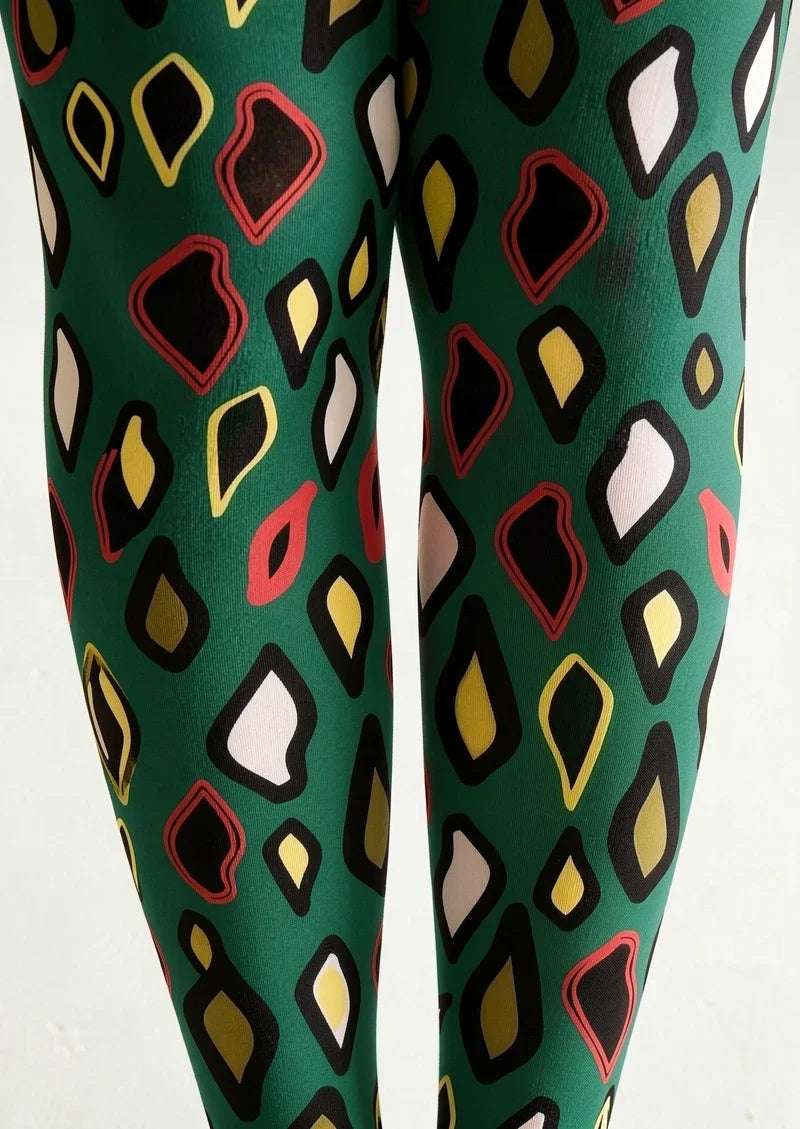 Forest Spots Tights Hosiery Pantyhose