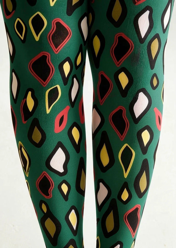 Forest Spots Tights Hosiery Pantyhose