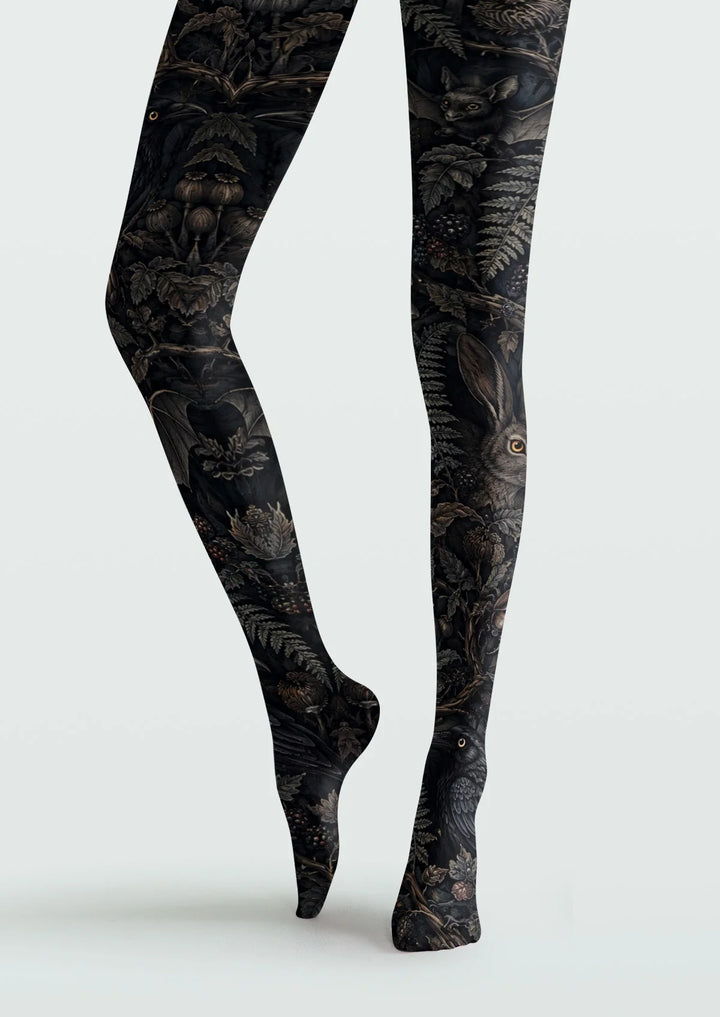 Dark Forest Tights Hosiery Pantyhose