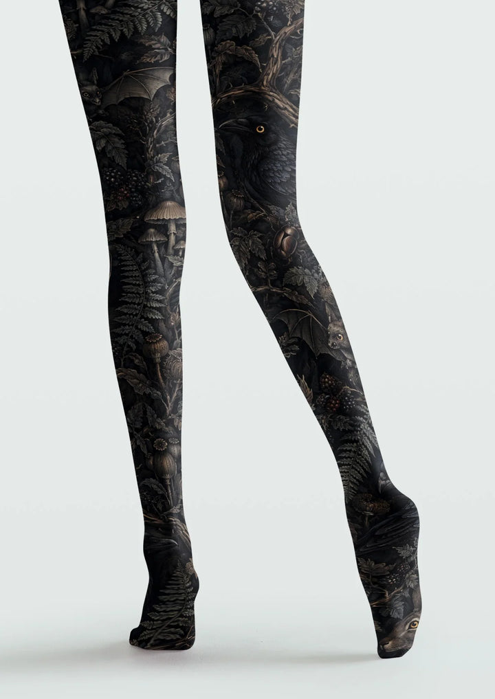 Dark Forest Tights Hosiery Pantyhose