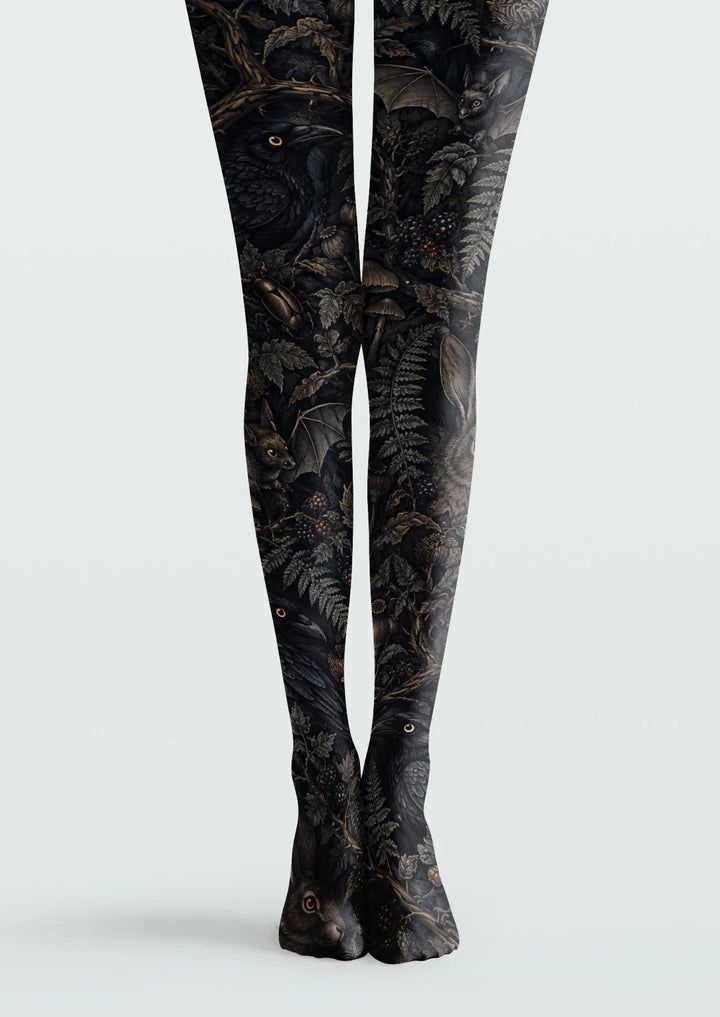 Dark Forest Tights Hosiery Pantyhose